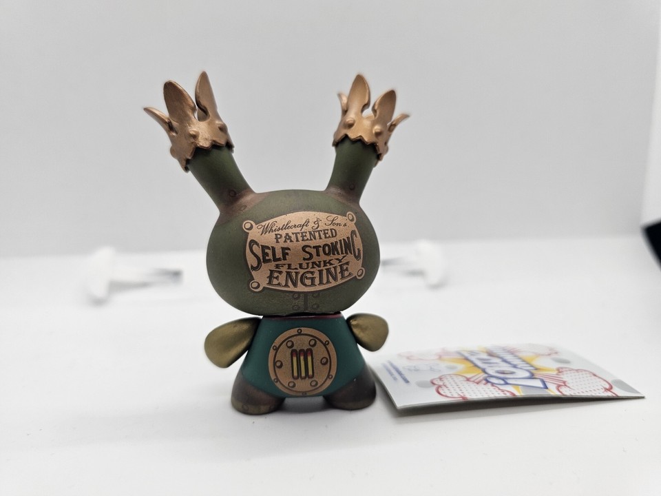 Kidrobot Dunny Self Stoking Flunky Engine Figure - Doktor A - 2010 ...