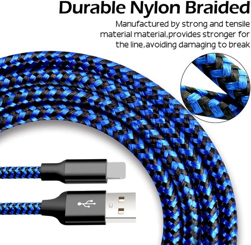 Fast Charger USB Cable 6FT For iPhone 6 7 8 Plus XR Xs Max 11 12 13 14 Pro Max - Picture 8 of 8