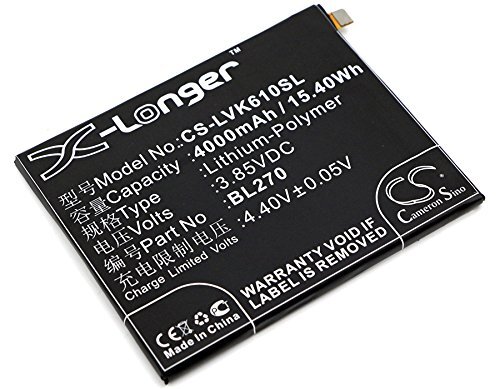 TECHTEK batterie compatibile con [Lenovo] K6 NOTE (2016), Vibe K6 Plus, (G6C)