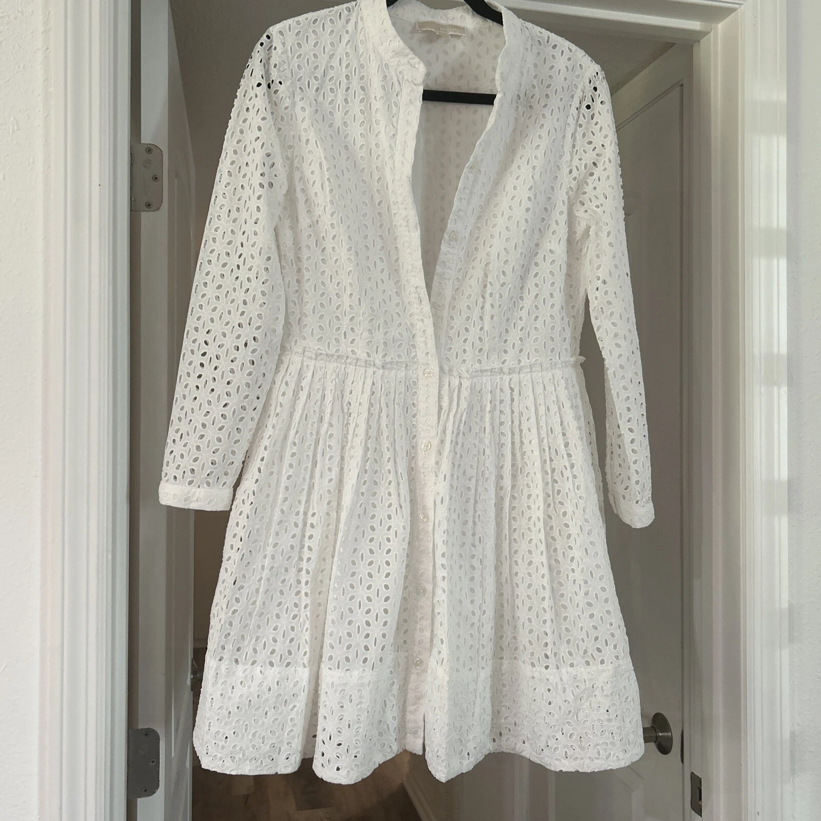 Michael Kors bellissimo Drew's donna colore bianco taglia 8 ottimo per la primavera.