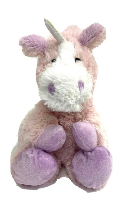 warm and cozy heatable unicorn