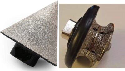 3/4'' Full Bullnose granite marble stone profiler ceramic Beveling Chamfer Bit