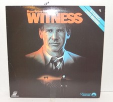 Laserdisc 1986 Witness Harrison Ford Laser Disc
