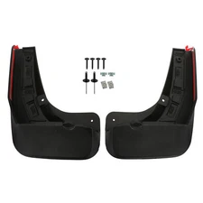 OEM 19-22 Chevrolet Blazer Front Molded Splash Guard Mud Flaps Black 84537565