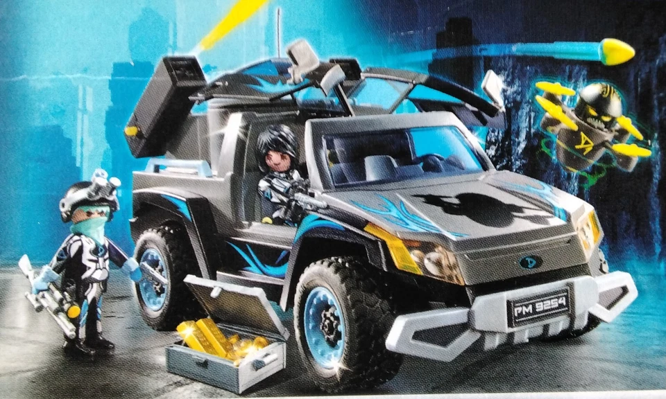 *-*Playmobil 9254 Dr. Drone Pick-Up-Top Agents-Komplett in OVP mit RC Modul*-* - Bild 3 von 4