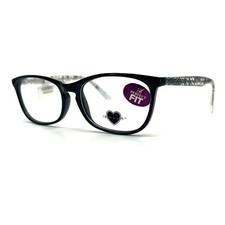 Truth & Love T&L 11 COL 90 Eyeglasses Frames Black Clear Round 52-16-140