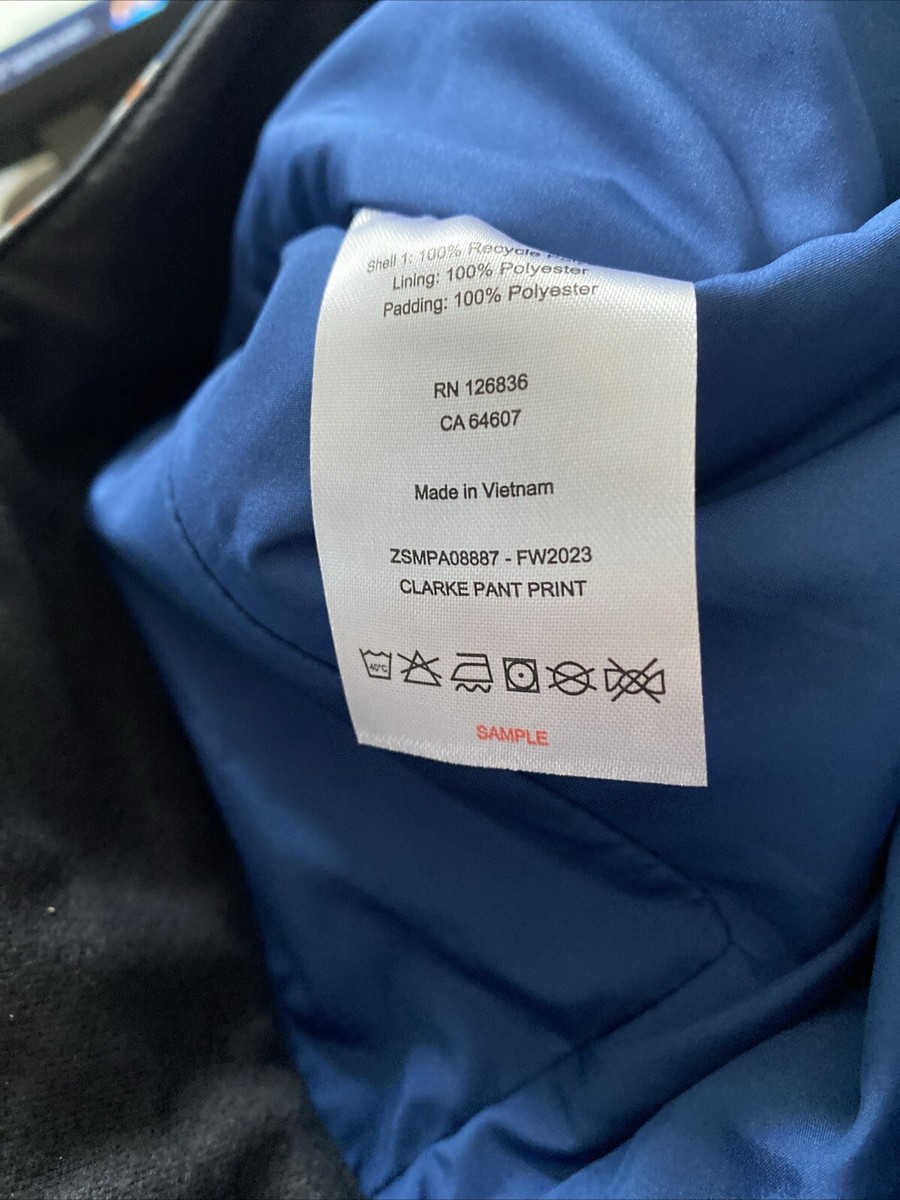 J Lindeberg Men's CLARKE Ski Pant Small Medium Blue NWT NEW
