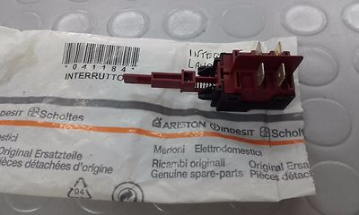 Button switch ON/OFF dishwasher original Indesit Hotpoint Scholtes C00041184