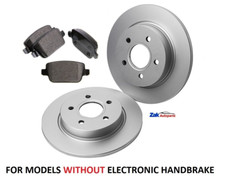 FOR FORD GALAXY MK3 (2006-) REAR BRAKE DISCS AND REAR BRAKE PADS SET