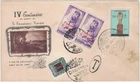 PORTUGUESE INDIA FIRST DAY 25.10.52 FRANCIS WITH POSTAGE DUE 3 REIS STAMP RARE