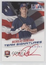 2015 Panini USA Baseball Red Ink 9/25 Nick Quintana Nicholas #18U-NQ Auto 0af