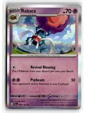Pokemon: SV02: Paldea Evolved Rabsca #099/193 Rare,Holo .P2N