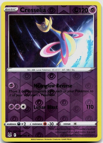 Cresselia 074/196 SWSH11: Lost Origin POKEMON TCG Holo Rare