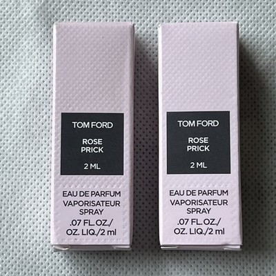 Tom Ford 2 Rose Prick perfume EAU DE Parfum Spray .07oz Each Travel  Vials purse