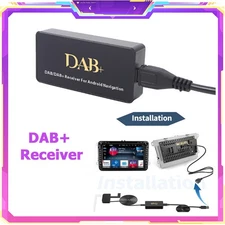 Tuner Radio Box For Android Stereo Car Digital DAB+ Adapter USB Receiver Antenna