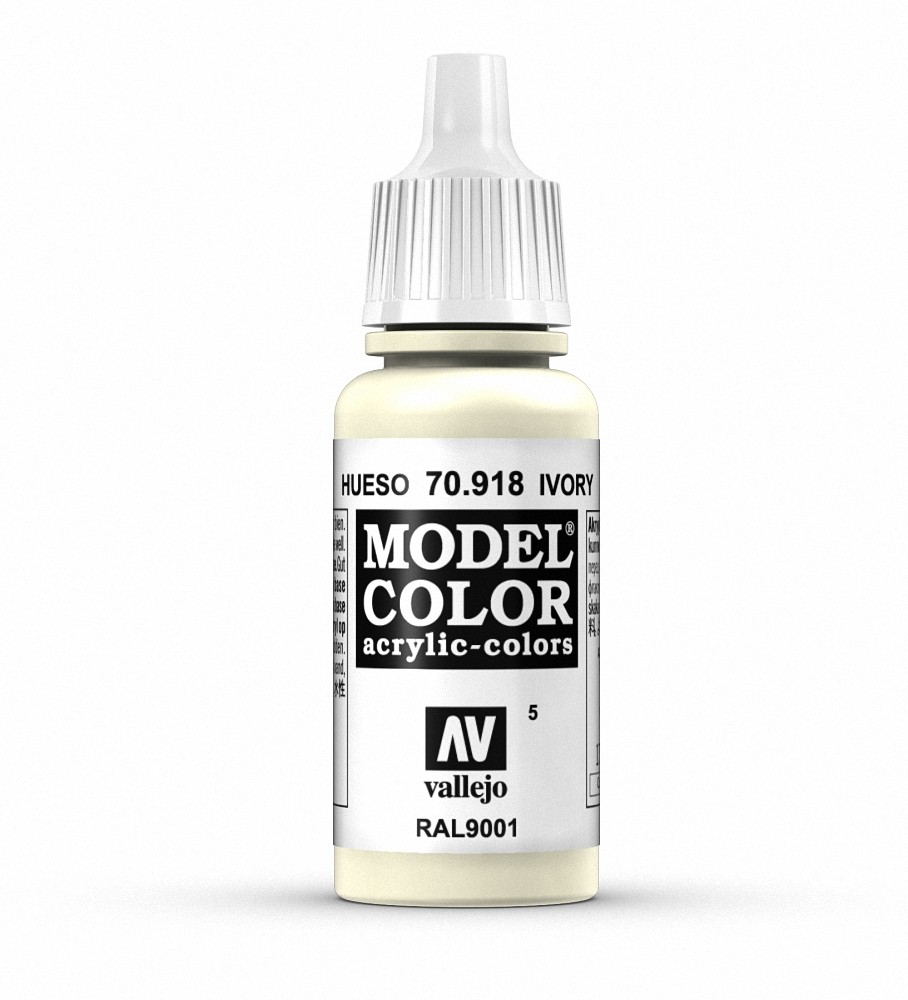 Vallejo Model Color 17ml - Ivory - 70.918