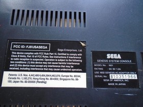 Sega Genesis Console Model 1, Spider-Man game, 6-button controller TESTED!