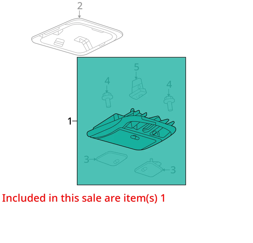 Consola techo delantero sin techo corredizo compatible 06-09 FUSION 2666674 Foto 4 de 4
