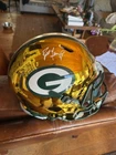 Brett Favre signed chromed Out authentic Helmet