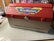 Vintage 1988 Micro Machines Super City Tool Box Playset Galoob Not Complete