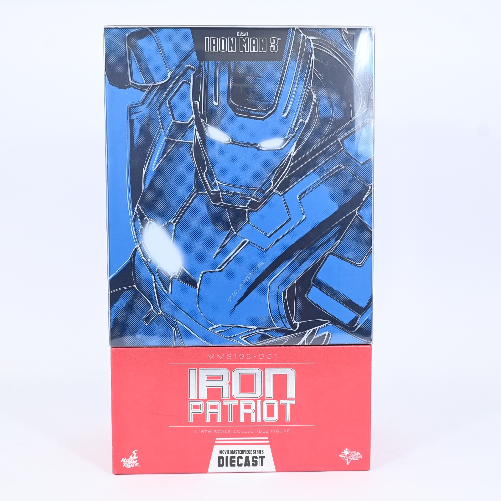 Hot Toys MMS195 D01 Iron Patriot Iron Man 3 Diecast 1/6 Figure