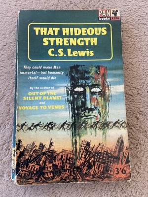 That Hideous Strength, C.S. Lewis Paperback Great Pan, 1965, vintage SF