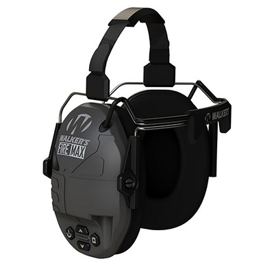 Walker's Game Ear Firemax Electronic Digital Black Earmuff - GWPDFMBTN