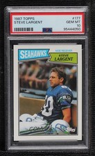 1987 Topps Steve Largent #177 PSA 10 GEM MT HOF g6p