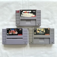 Super Nintendo SNES Lot of 3 - Zoop, Championship Pool & NBA All-Star Challenge
