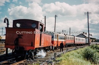 Original Railway Slide: CDR Blanche Railcar 20 20/08/1958 Ireland S 15926