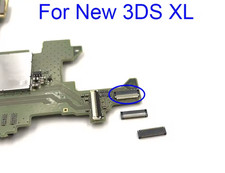 Volume Cable Socket Clip Ribbon Connector Socket for Nintendo NEW 3DS XL Console