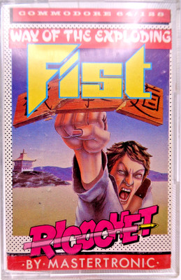 COMMODORE 64/128 -- WAY OF THE EXPLODING FIST (RICOCHET/MASTERTRONIC)