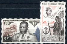 AEF 1955 Yvert PA 61-62 ** MINT (F3453