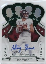 2020 Panini Chronicles Draft Picks Green Signatures 2/5 Anthony Gordon Auto 0b2