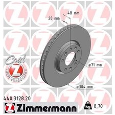 2x Bremsscheibe vorne für Opel Astra L OV5 Combo K9 E 26221581