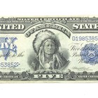 Series 1899 $5 Indian Chief Silver Certificate Large Size US Note NR #C938-5 — photo 3