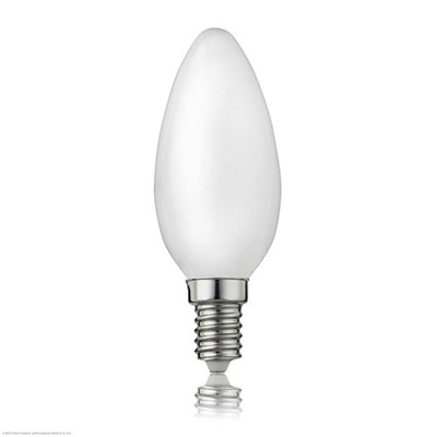 LED Birne Glühlampe Leuchtmittel C35 Lampe E14 Warmweiß 2700 K 2 W klar 1 Stück