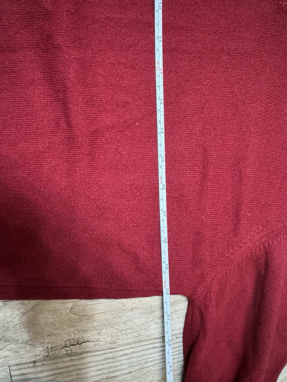 Pendleton Cashmere Red V-Neck Pullover Sweater Me… - image 4