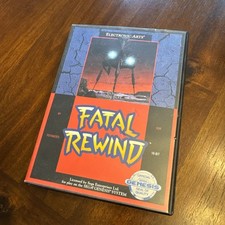(1991 SEGA GENESIS) *Fatal Rewind* Killing Gameshow Video Game CIB & Play Tested