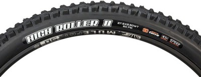 Maxxis High Roller II MTB Tire 27.5in 2.6 Black Tubeless Ready