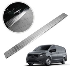 Ladekantenschutz für Mercedes V-Klasse (W447) 2014- Silber Gebürstet
