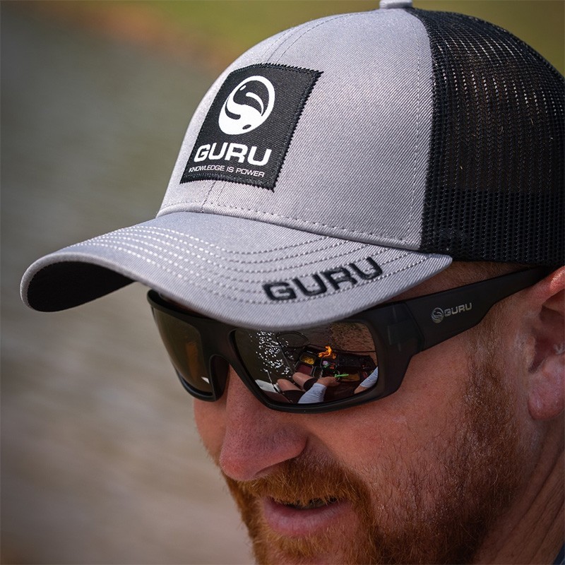 Guru Grey Patch Trucker Cap Coarse Fishing, Outdoor & Camping Cap -Free Delivery