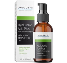 YEOUTH Hyaluronic Acid Serum for Face with 2 Fl Oz Pack of 1 , HA Plus 2oz