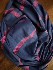 lola infinity scarf blue and pink in color