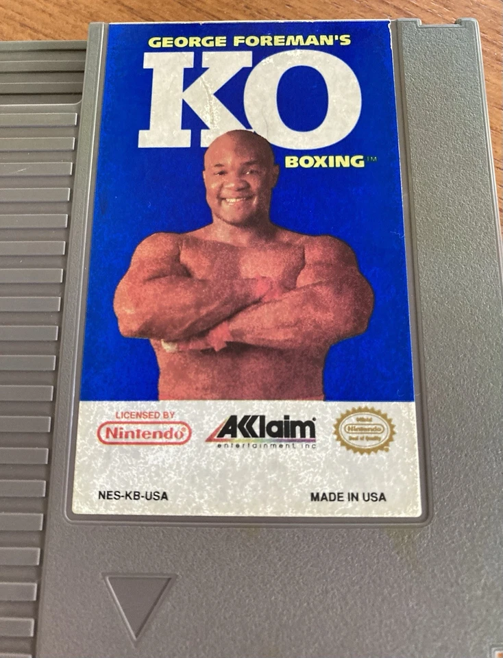 NES ~ GEORGE FORMAN'S KO BOXING ~ Nintendo Game NES-KB-USA Game Cart Only NTSC - Image 2 of 4