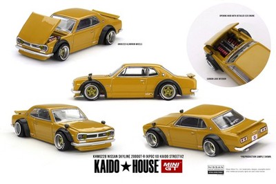 Kaidohouse x MINI GT Nissan Skyline 2000 GT-R(KPGC10) KaidoStreet V2