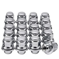 M12x1.5 Lug Nuts 20pc for Toyota Lexus Camry Corolla Tacoma - 13/16" 21mm Hex Ch