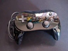 Nintendo Wii Classic Controller Black RVL-005 Wired Gamepad OEM