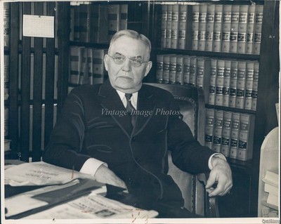 1939 Madison Wisconsin John Rosenberry White Collar Worker 8X10 Vintage Photo