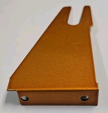 SCHWINN EXERCISE BIKE, JT529214  SMALL TRIANGLE COVER BRACKET, VINTAGE GOLD